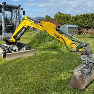 foto 2.5t mini koparka Wacker Neuson hydraulika ET24 VDS 5lyzki